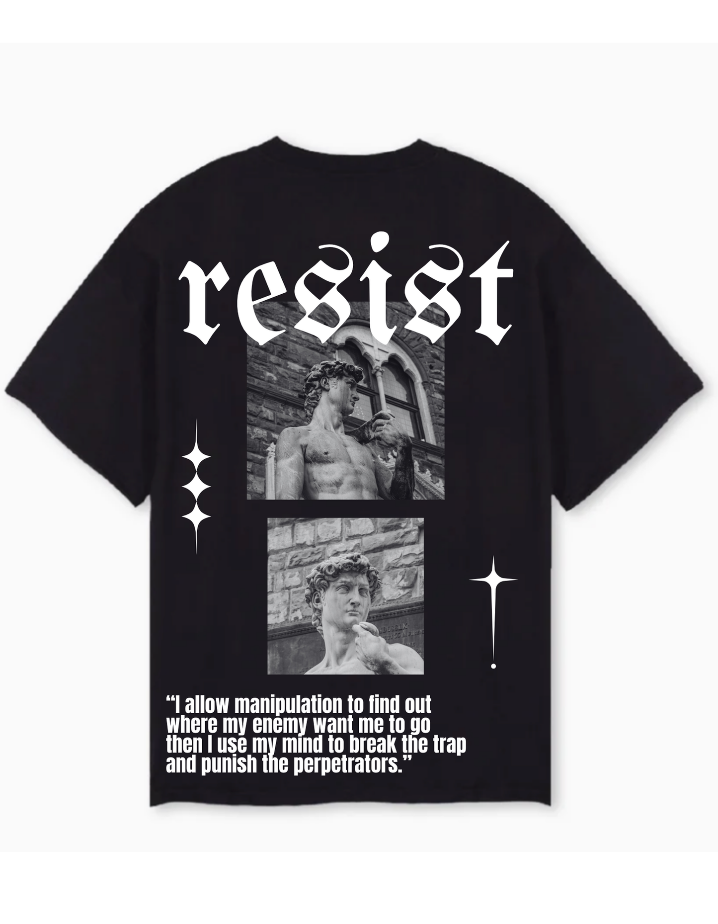 Resist black T-shirt